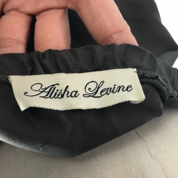 💕 Alisha Levine Color Block 100% Silk Dress - Picture 5 of 8